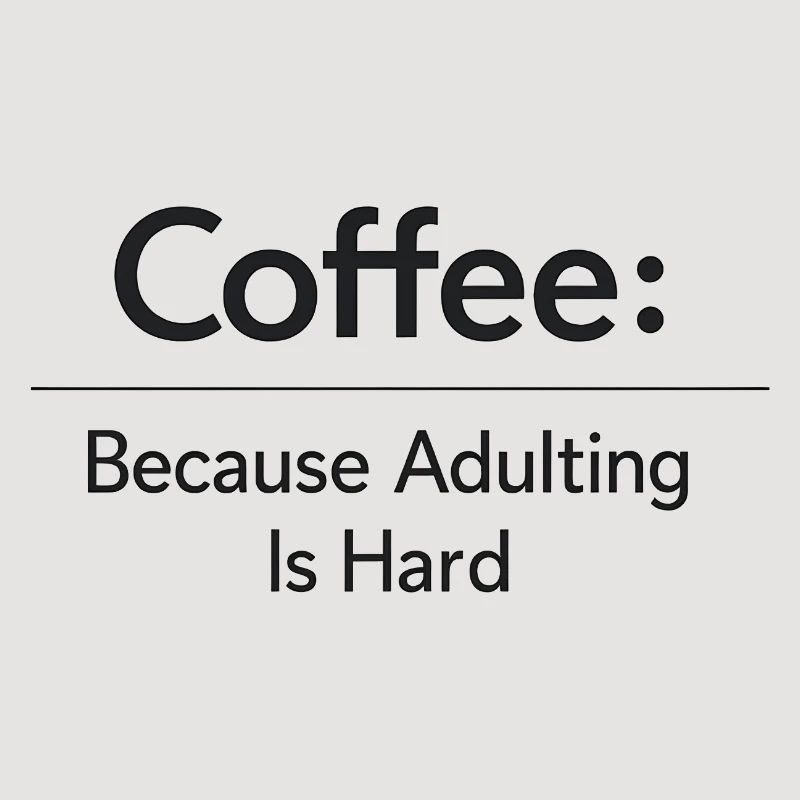 Coffee because murder is wrong