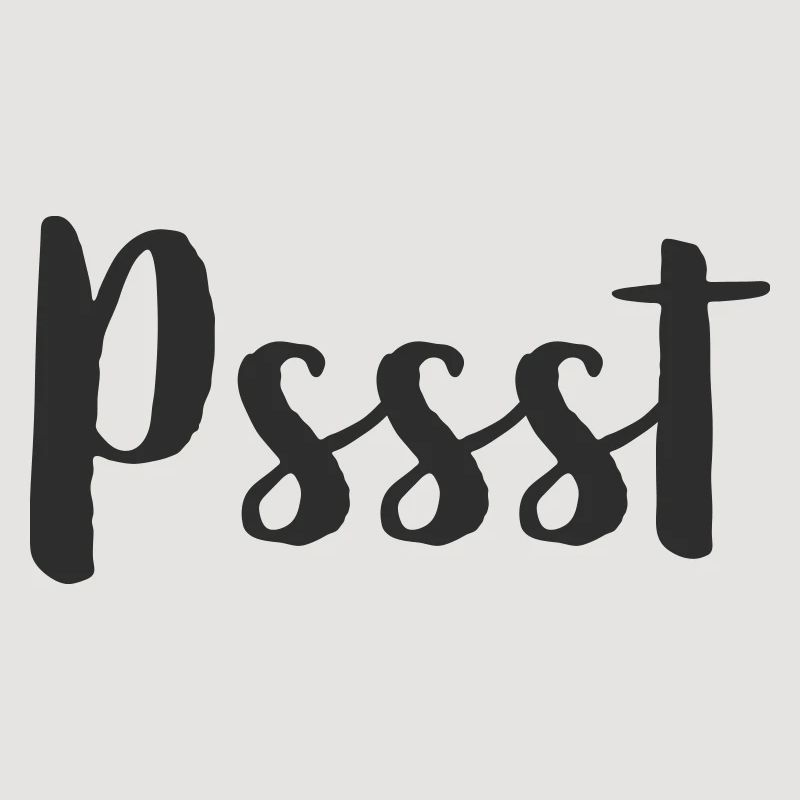 Pssst - Ruhe bitte