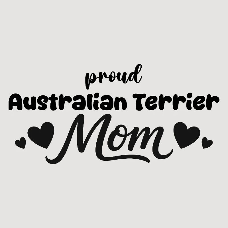 Stolze Aussie Terrier Mutter, Australischer