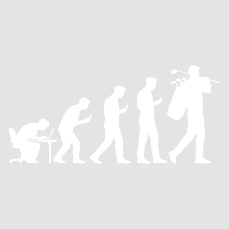 Evolution Golf Cadeau drôle pour golfeurs masculins