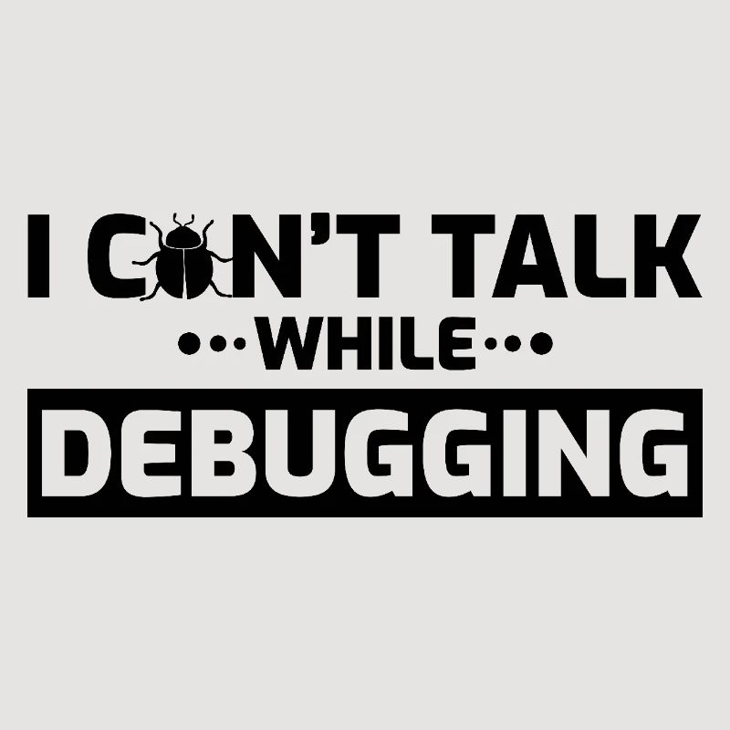 Ich kann beim Debuggen nicht sprechen