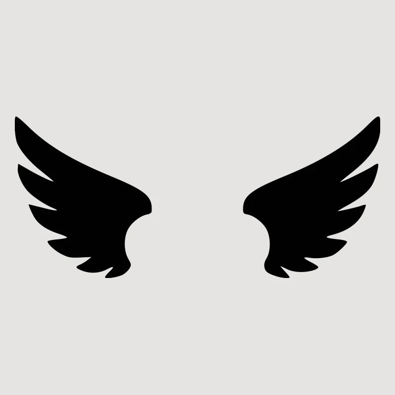 Engel Piktogramm | Schutzengel & Glaube Symbol