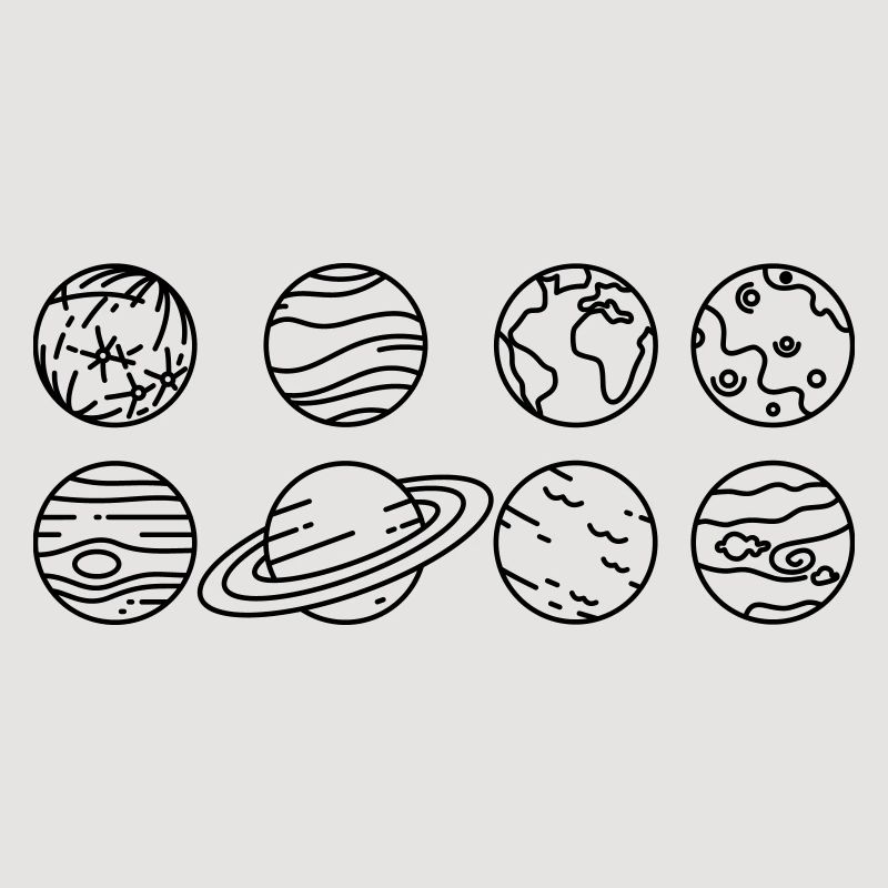 Planètes du système solaire – Espace du système solaire