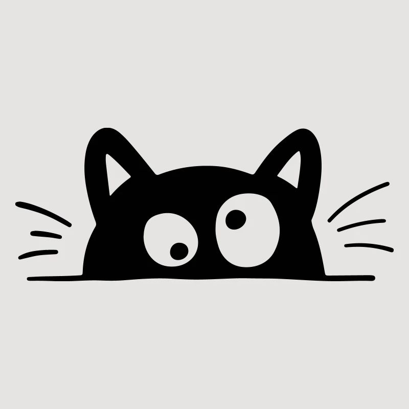 Neugierige Katze
