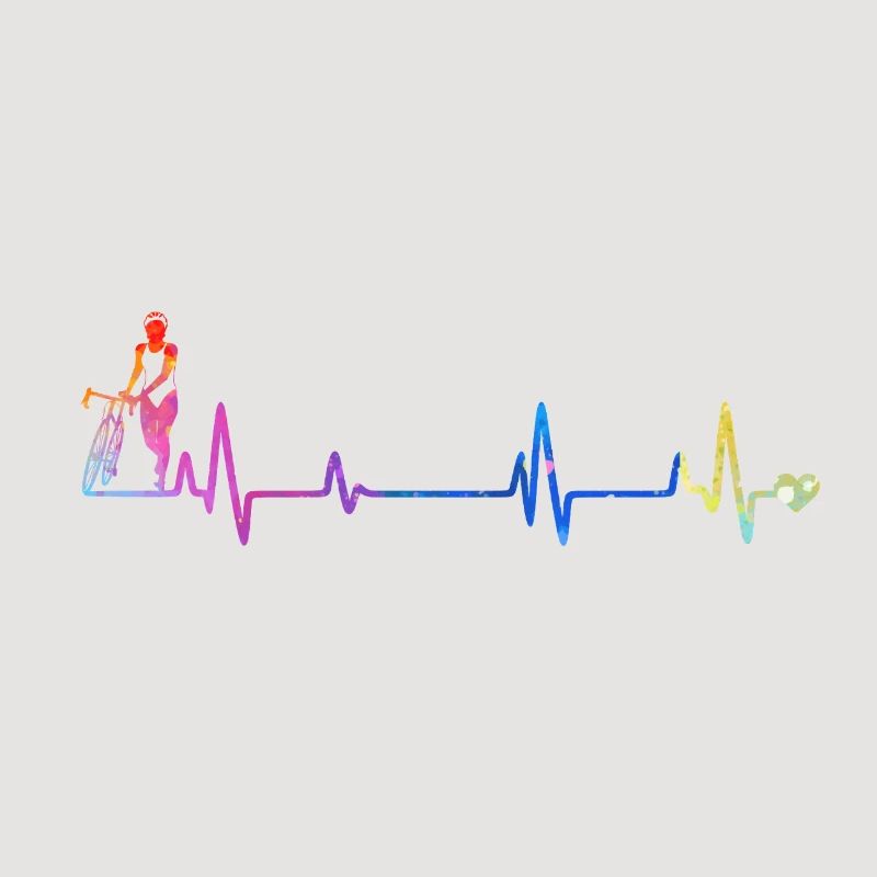 Rainbow Pulse Silhouette