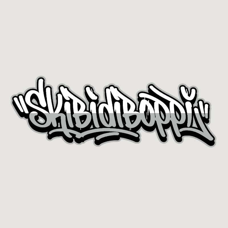 Skibidiboppi Graffiti Script