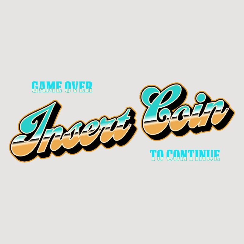 Insert Coin Arcade Nostalgia