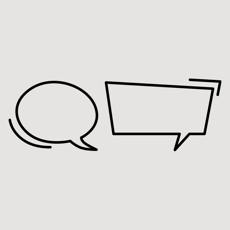 Comic speech bubbles