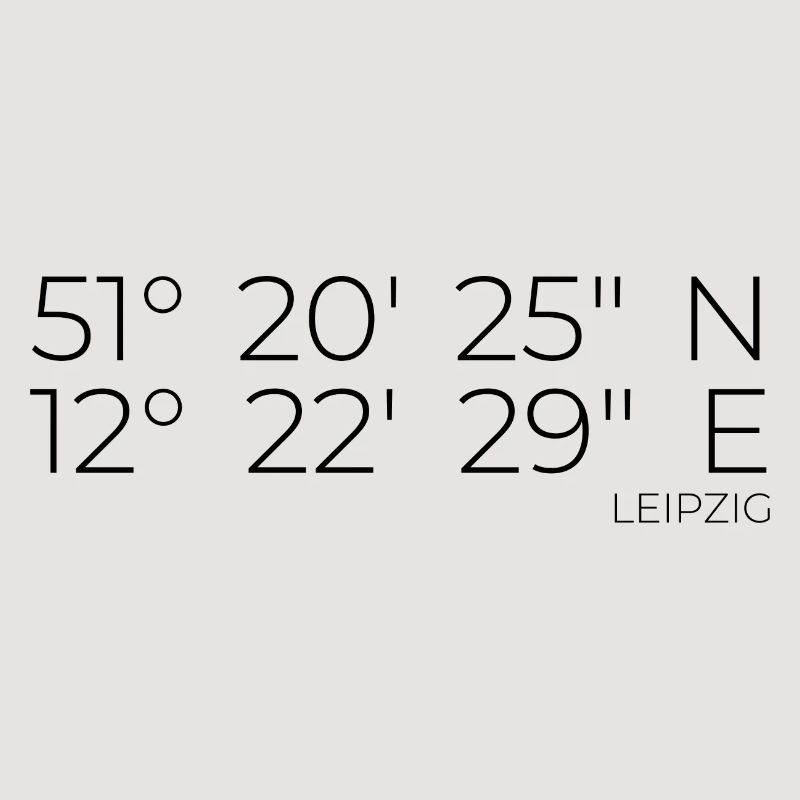 Coordinates Leipzig