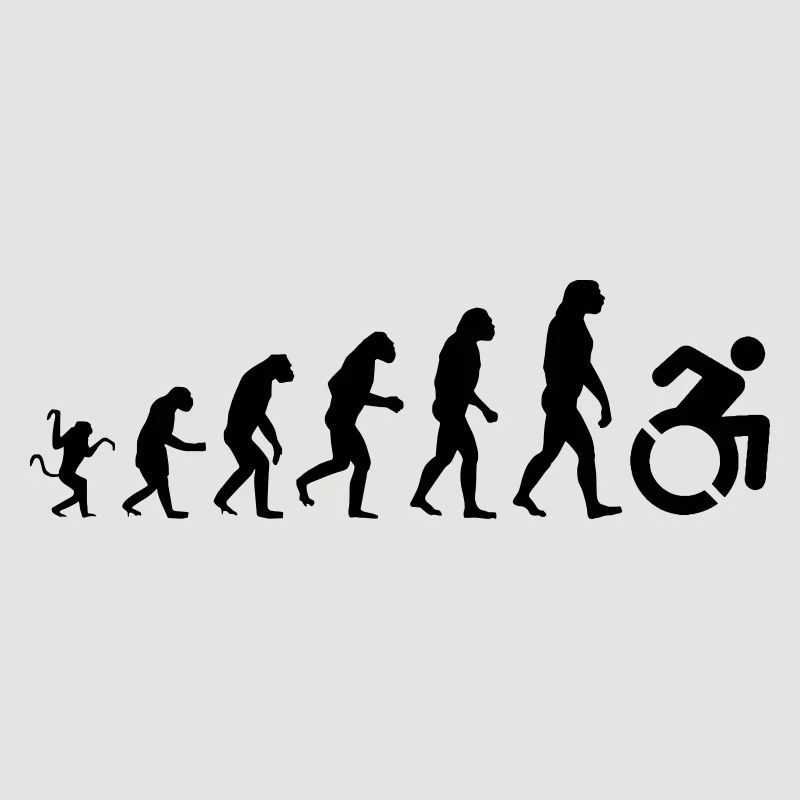 Evolution des Rollstuhls *