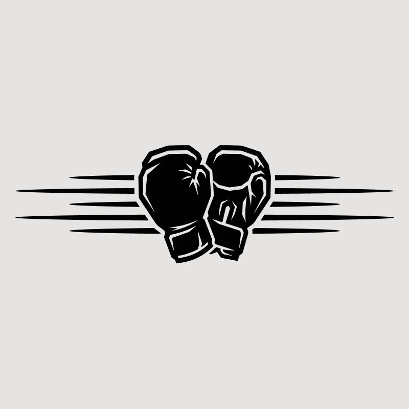 Boxhandschuhe Symbol Logo