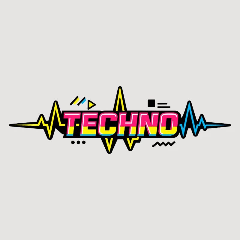 Techno Neon Pulse