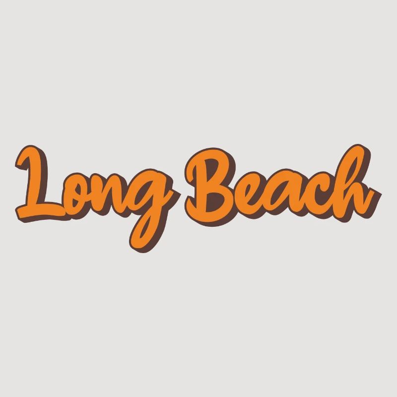 Long Beach Retro Script