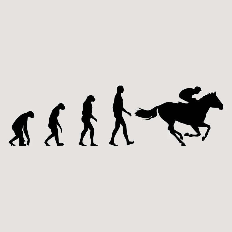 Evolution from man to pro rider