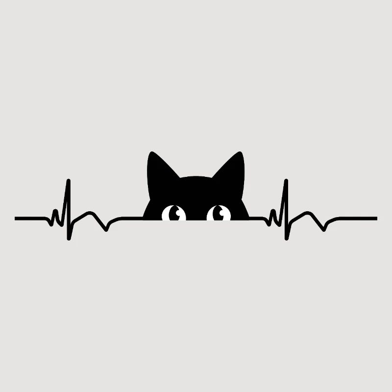 Katze EKG Herzfrequenz Herzschlag