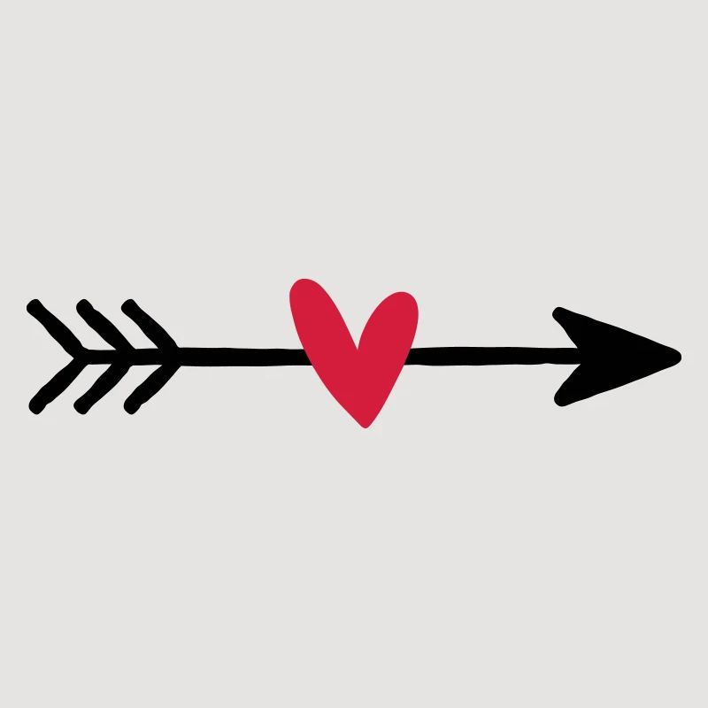 Pfeil mit Herz Amor Liebe Geschenk
