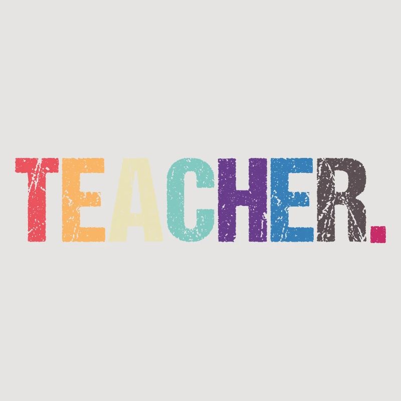 Farbenfrohes LEHRER-Design