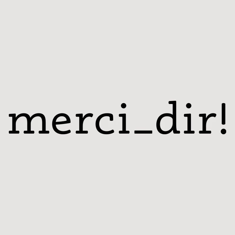 Merci!