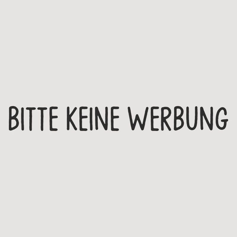 Bitte keine Werbung