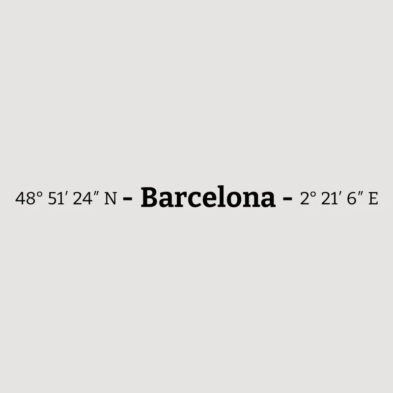 Coordonnées Barcelone