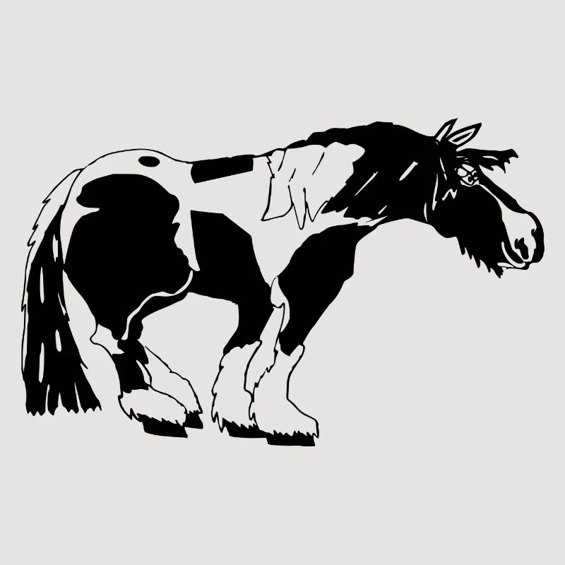 witziger Tinker , Tinker Schecke, Tinker reiten