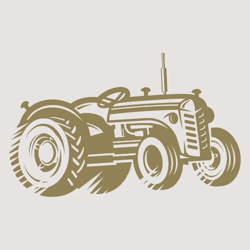 Traktor Silhouette Bauer Landwirtschaft