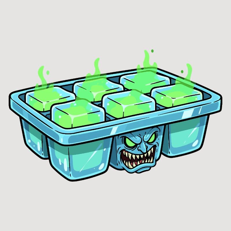Monster-Eiswürfel im Eiskubentray