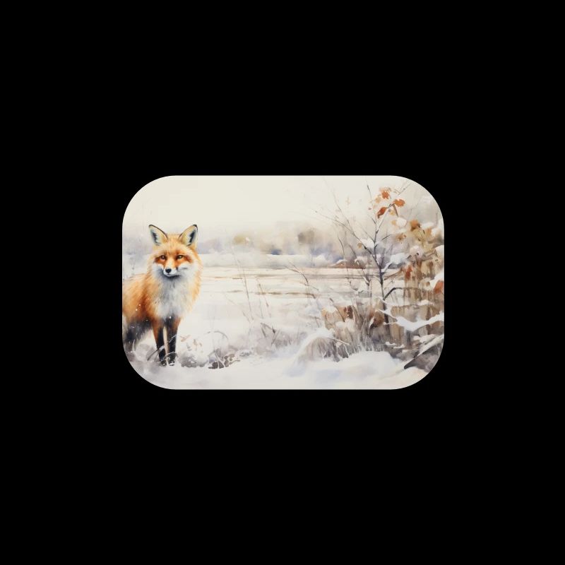 Fuchs Landschaft Schnee