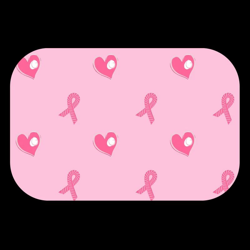 Pink Hearts and Ribbons Pattern