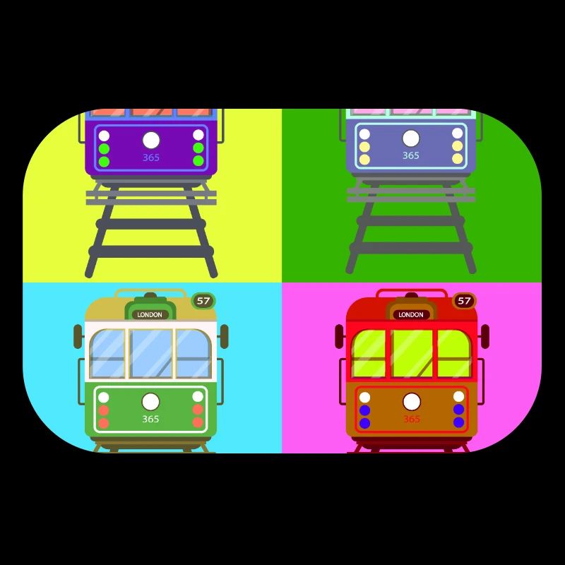 Tramway, pop art tram