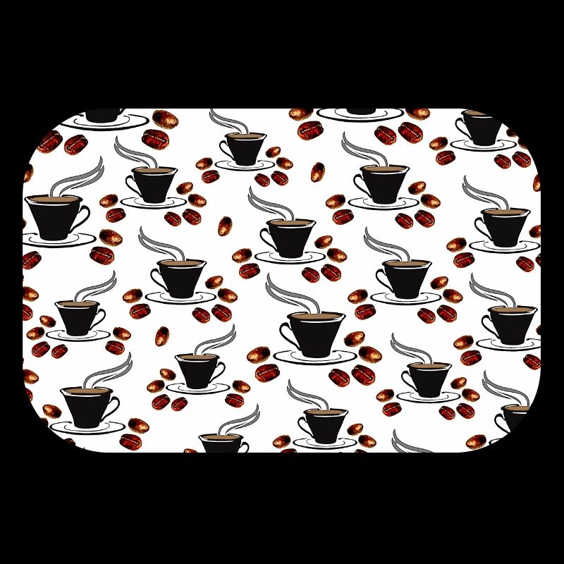 kaffeetassen Kaffeebohnen Küchenmuster