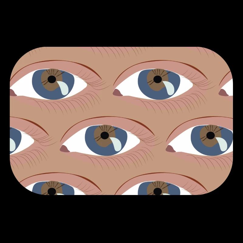 Eyes lined up