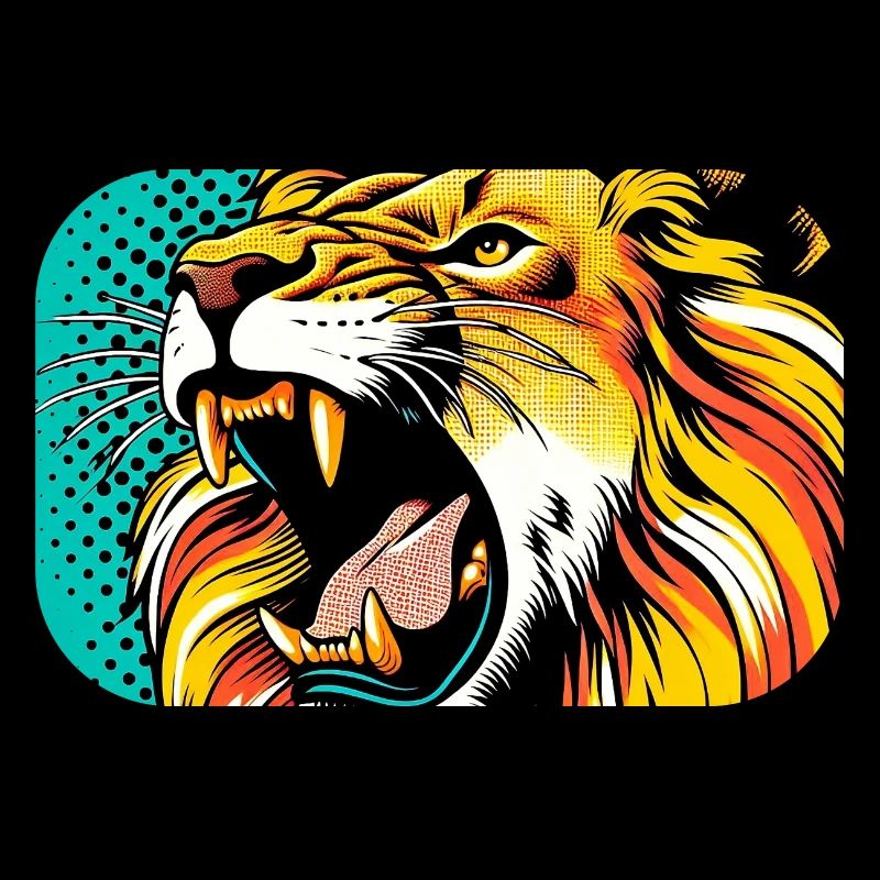 Lion Pop Art