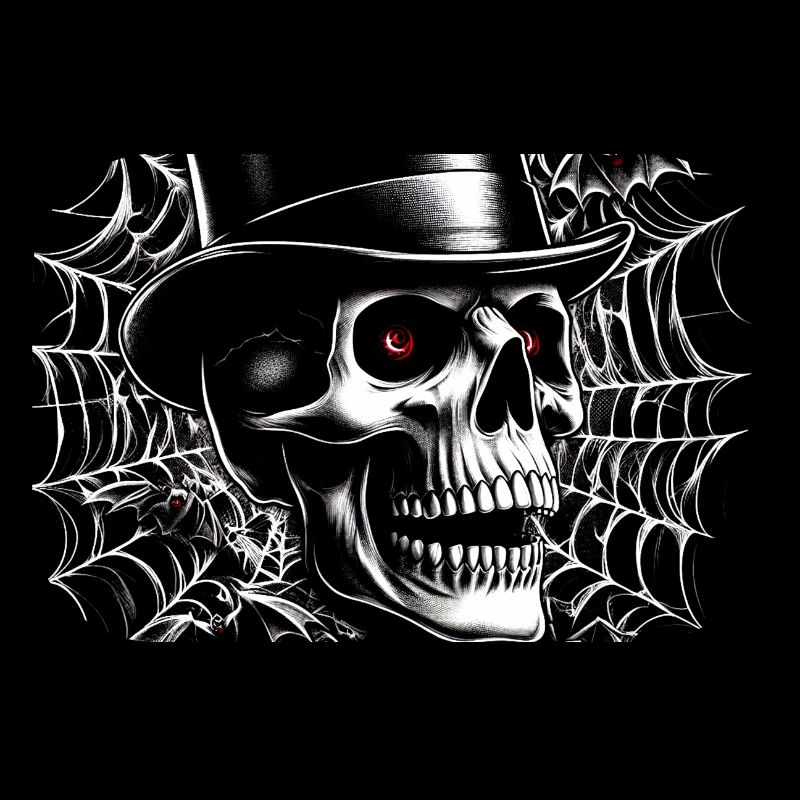 Halloween Elegant Skull