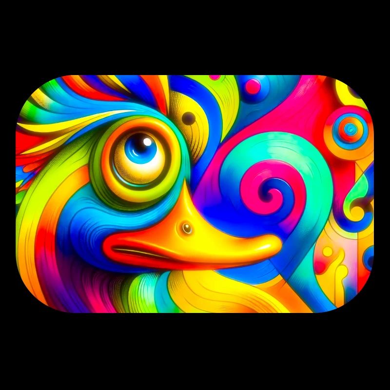 Gemälde von einer ente