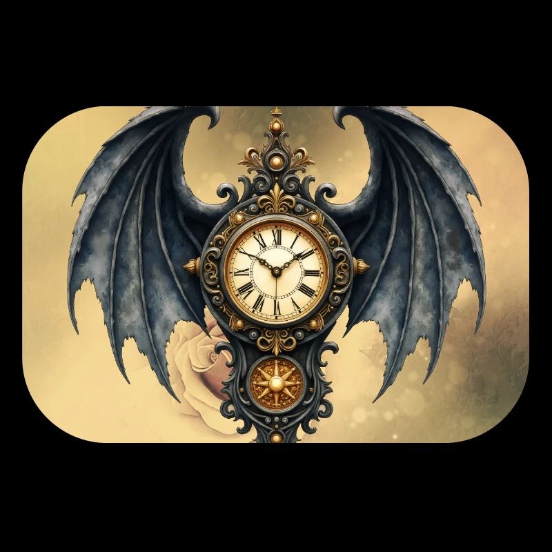 Steampunk Gothic Winged Watch