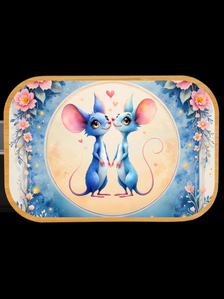 Blue mice in love