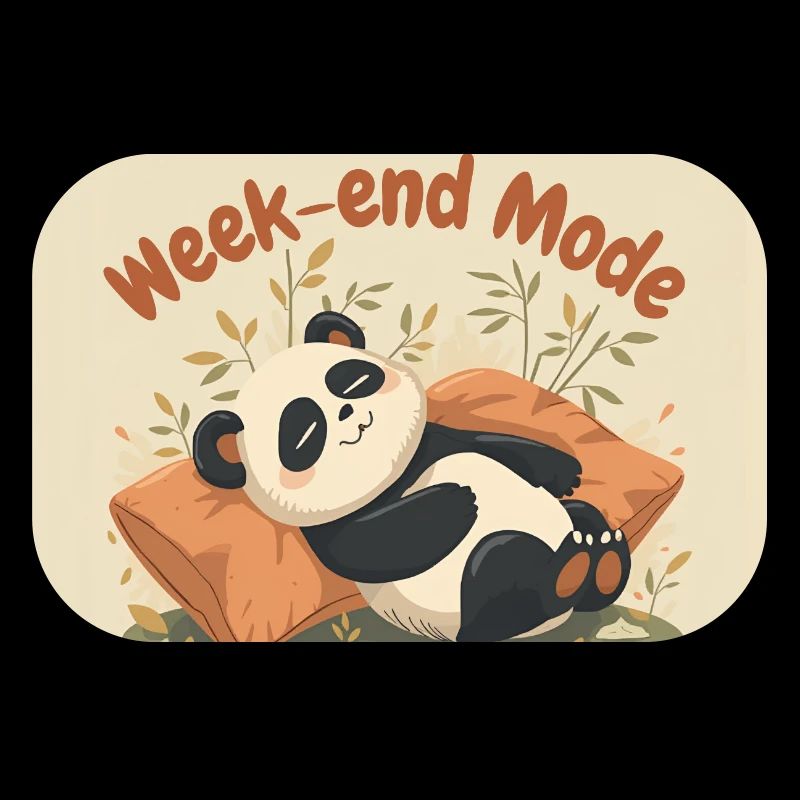 Panda Week-end Mode Relax