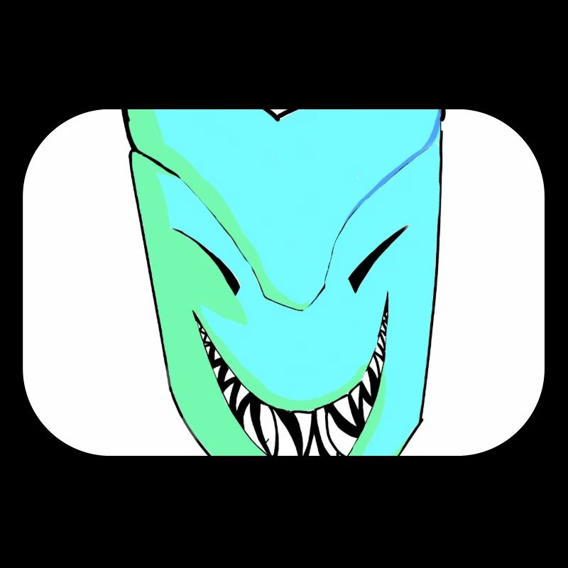 Smiling mask in gradient