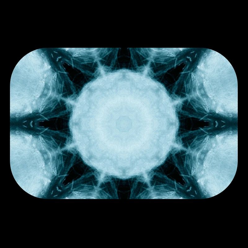 Eisiger Mandala Kaleidoskop