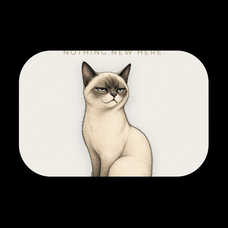 ATTENDU. Conception du mème humour sec du Noble Chat