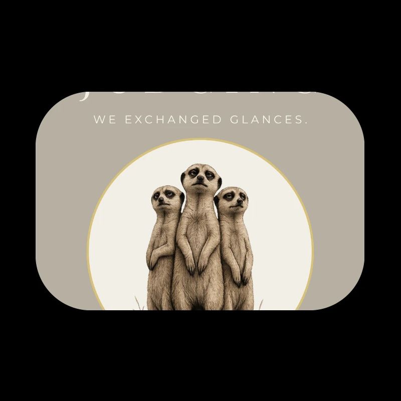 Silently Judging Meerkat Trio