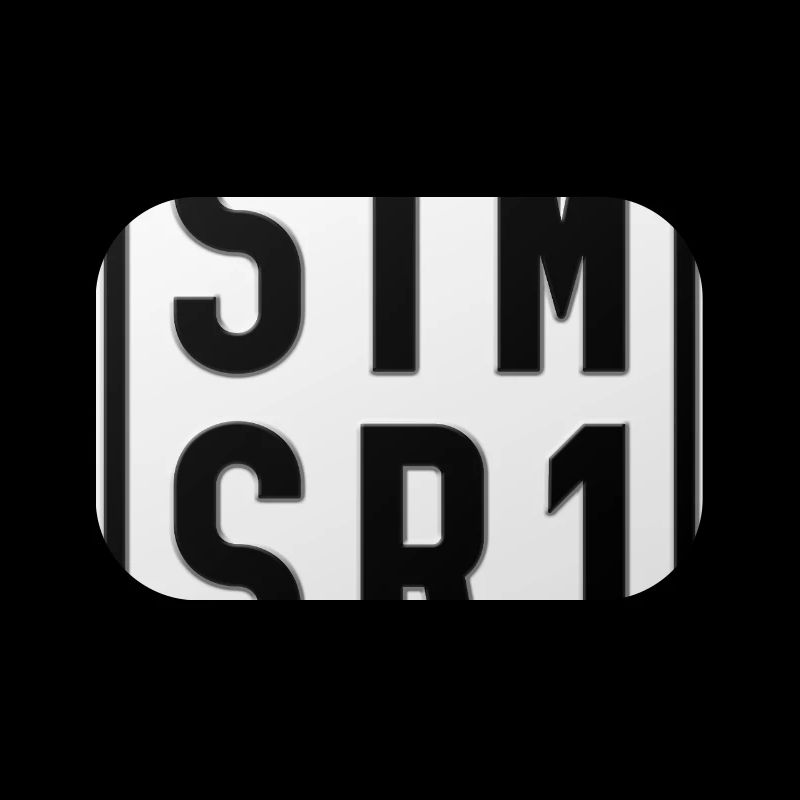 Plaque d’immatriculation du cyclomoteur Simson SR1