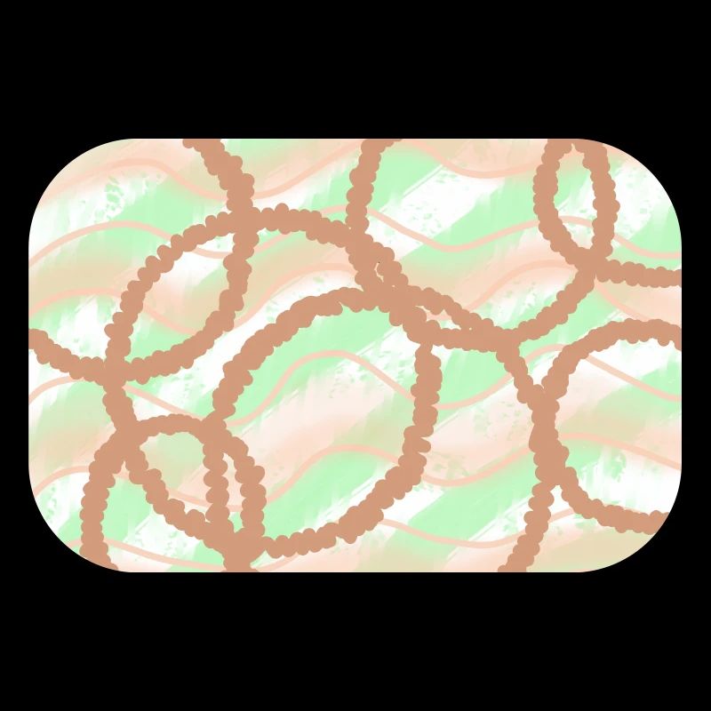 Brown Circles Background