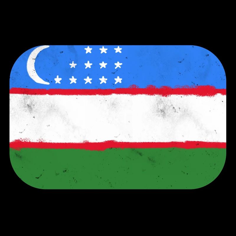 Drapeau de l’Ouzbékistan