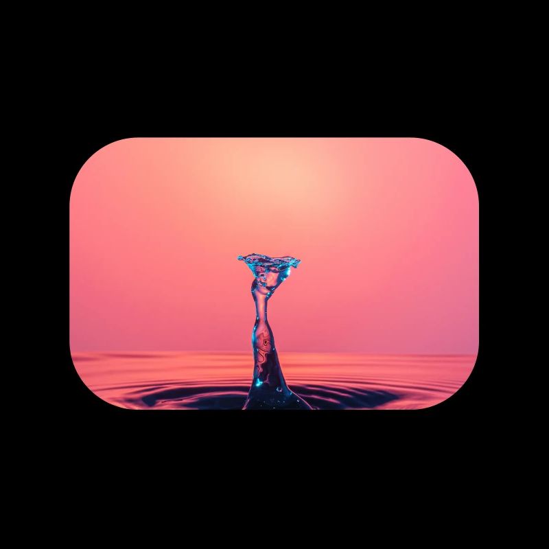 Éclaboussure abstraite liquide