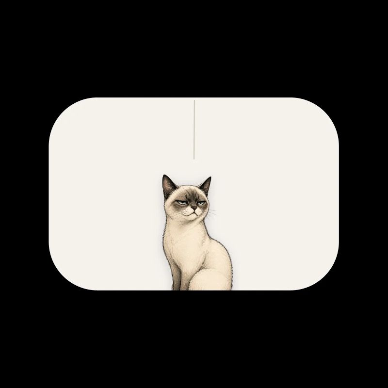 PAS SILENCIEUX. Noble Chat Sarcastique Conception du Mème