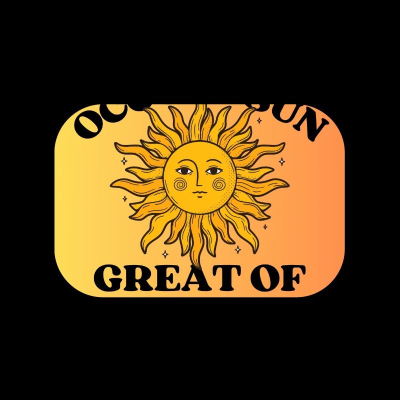 Grande marque du soleil caché