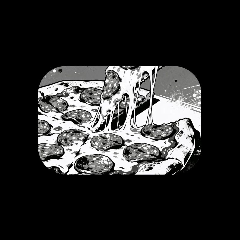 Graphique de tranche de Pizza Junkie
