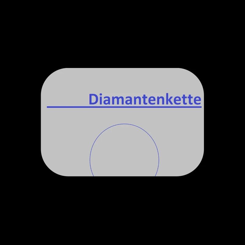 Diamantenkette Geometrisch